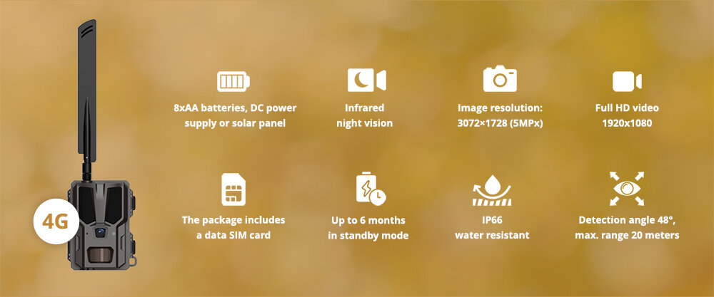 Wachman Tank2004G Riistakamera