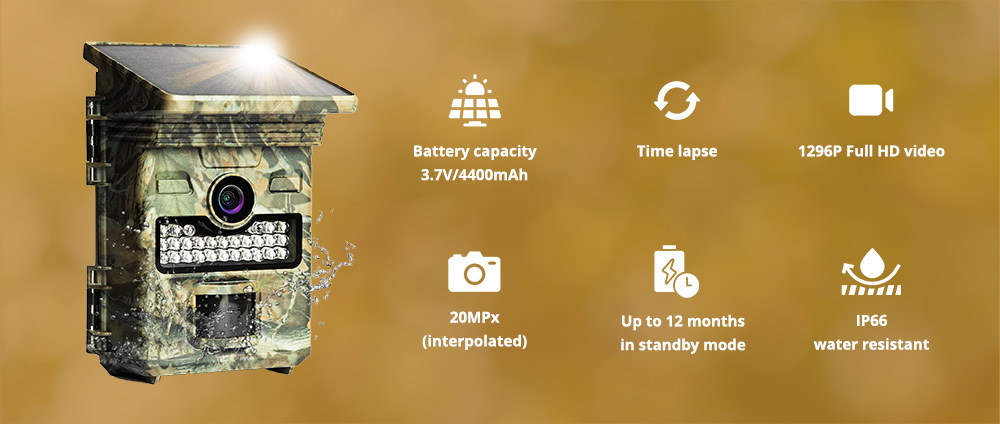 Wachman Solar Lite aurinkopolkamera